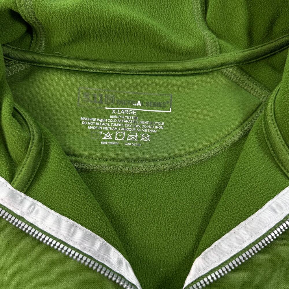Tactical 5.11 Jacket Womens X-Large Hoodie Green Full Zip Soft-shell Athletic - Picture 7 of 11